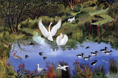 Stagno del mulino, 2006 (acrilico) da Anna Pugh