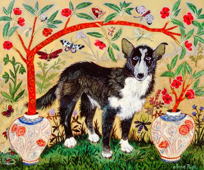 Mutt, 2009 (acrilico) da Anna Pugh