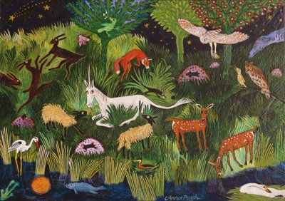 Vita notturna, 2018 (acrilico) da Anna Pugh