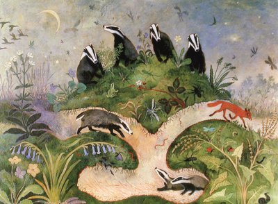 Cielo notturno, 2001 (acrilico) da Anna Pugh