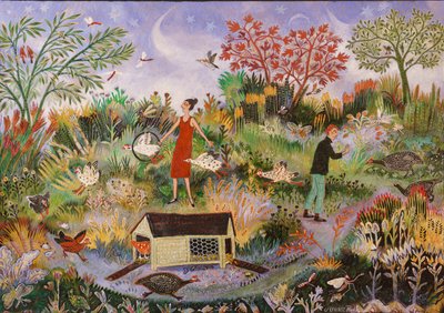 Uno due tre, 2019 (acrilico) da Anna Pugh