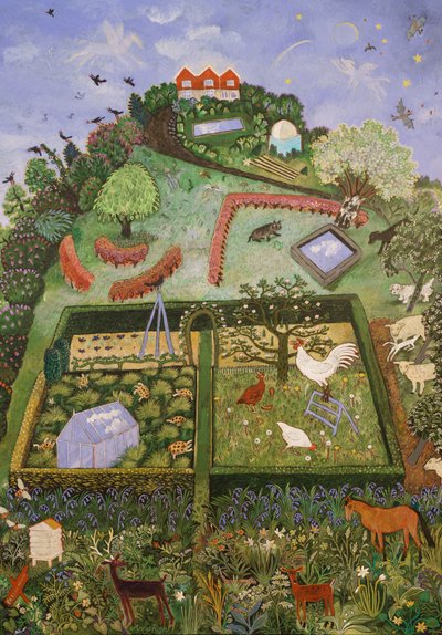 Esterno, 2019 (acrilico) da Anna Pugh