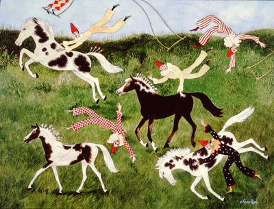 La pratica rende perfetti, 2010 (acrilico) da Anna Pugh
