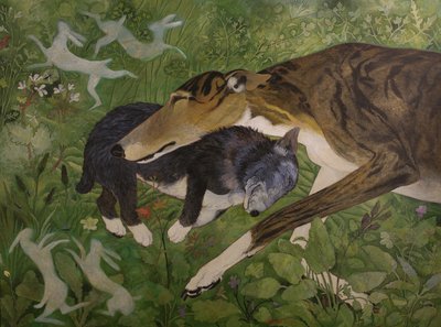 Sogni condivisi, 2015 (acrilico) da Anna Pugh