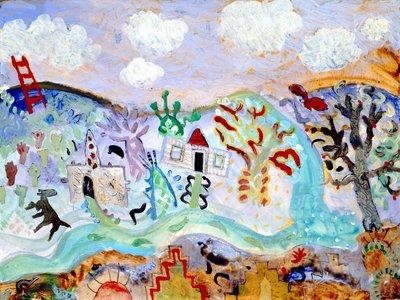 Schizzi da esposizione, 2003 (acrilico) da Anna Pugh