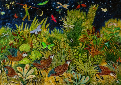 Skywire, 2020 (acrilico) da Anna Pugh