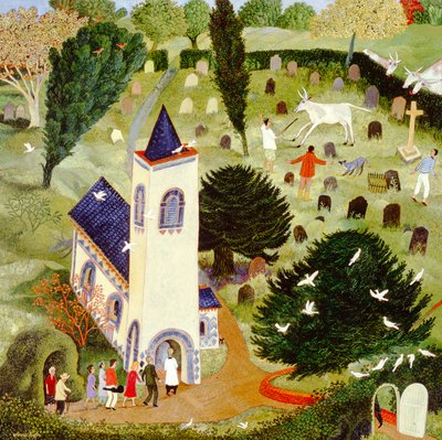 Bestiame randagio, 2007 (acrilico) da Anna Pugh