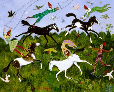 Swingalong, 2006 (acrilico) da Anna Pugh