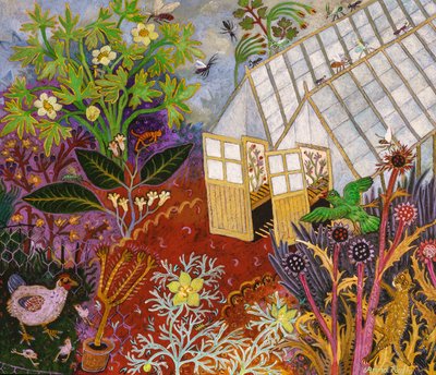 La serra, 2017 (acrilico) da Anna Pugh