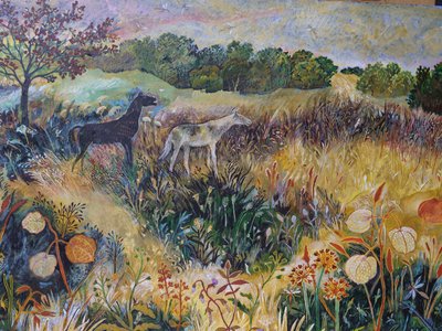 Le nebbie del tempo, 2022 (acrilico su tavola) da Anna Pugh