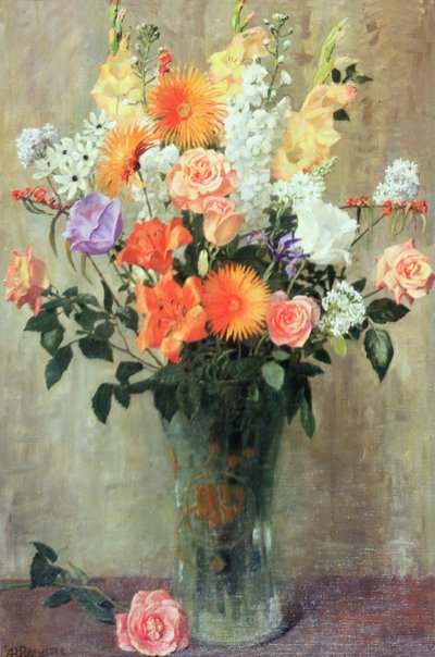 An Old Fashioned Posey, 1939 circa (olio su tela) da Anna Richards Brewster