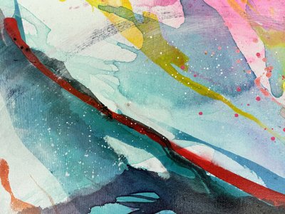 Colori vivaci e fluidi da Anna Viklund