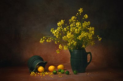 Fiori gialli e limoni da Anna Wan