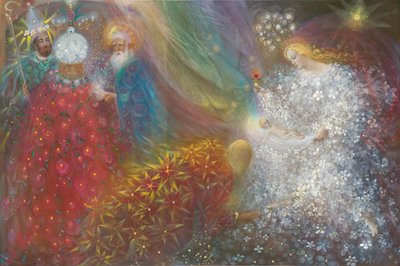 Nasce un bambino, 2013 (olio su lino belga) da Annael Anelia Pavlova