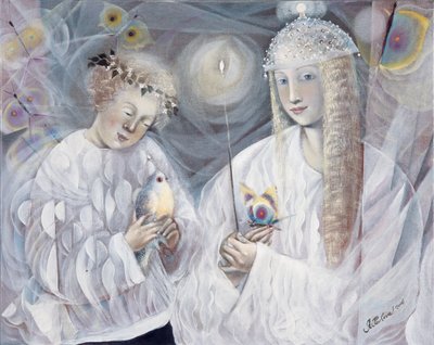 Gemini, 2006 (olio su lino belga) da Annael Anelia Pavlova