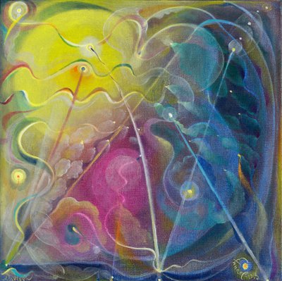 Where My Thoughts End, 2018 (olio su lino belga) da Annael Anelia Pavlova