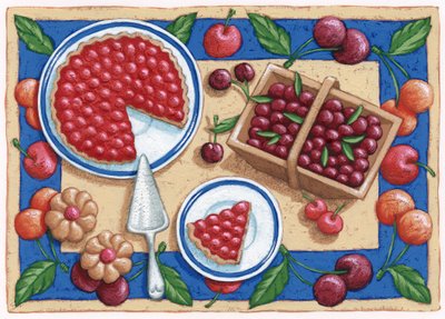 Torta di ciliegie da Annalisa Morrocco
