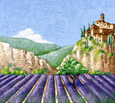 Campi di lavanda da Annalisa Morrocco