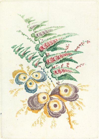 Fiori fantastici con fiori di conchiglia d