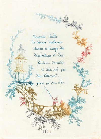 Pagina del Titolo da Anne Allen after Jean Baptiste Pillement