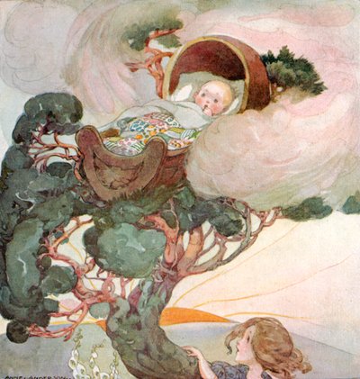 Ninna nanna, bambino, sulla cima dell