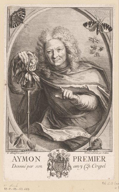 Ritratto di Étienne Isidore Théophile Aymon da Anne Claude Philippe Caylus