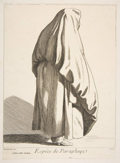 Una sorta di ombrello da Anne Claude Philippe de Caylus