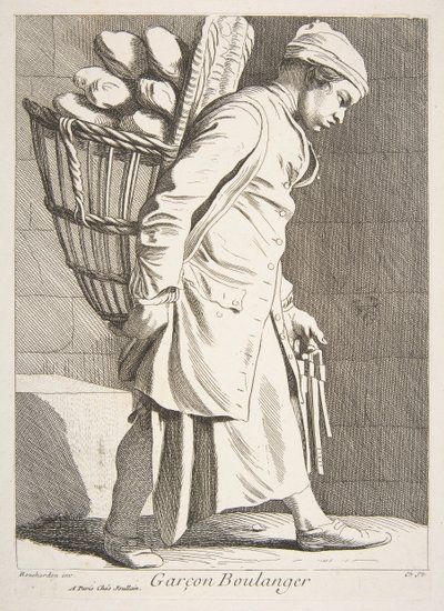 Ragazzo fornaio da Anne Claude Philippe de Caylus