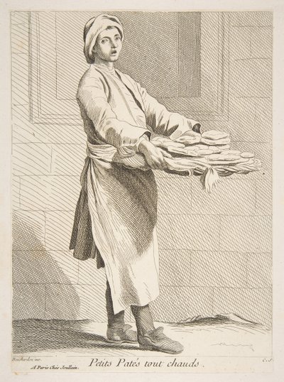 Venditore di dolci da Anne Claude Philippe de Caylus