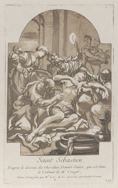 Il martirio di San Sebastiano, ca. 1729 da Anne Claude Philippe de Caylus