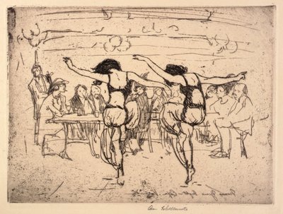 Notte di Capodanno - Caffè Versaille da Anne Goldthwaite