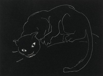 Serie Notturna: Il gatto da Anne Goldthwaite