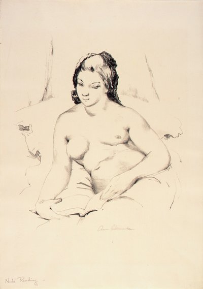 Lettura nuda da Anne Goldthwaite
