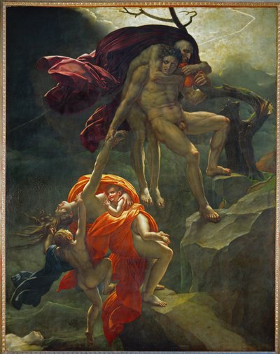 Le Deluge - Il diluvio ... da Anne Louis Girodet de Roucy-Trioson