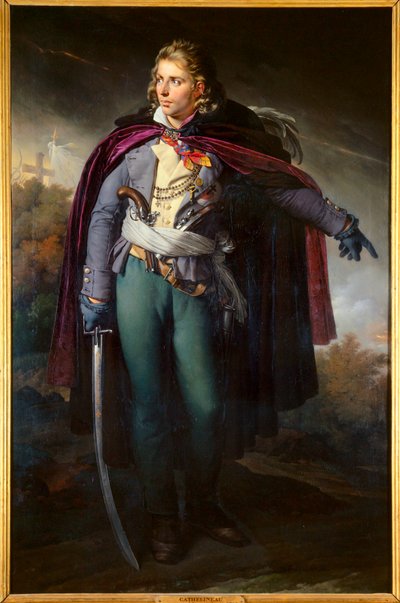 Ritratto di Jacques Cathelineau (1759 - 1793) generalissimo Vandeano da Anne Louis Girodet de Roucy Trioson