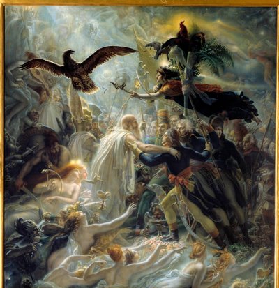 Apoteosi degli eroi francesi morti per la patria durante la Guerra di Libertà, omaggio offerto a Napoleone Bonaparte da Anne Louis Girodet de Roucy Trioson