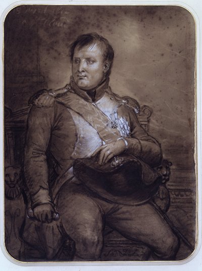 Napoleone I a Saint-Cloud, 1812 da Anne Louis Girodet de Roucy Trioson