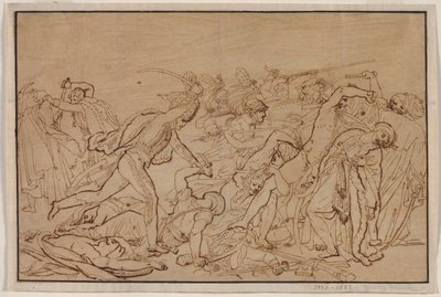 Studio per La rivolta del Cairo da Anne Louis Girodet de Roucy Trioson