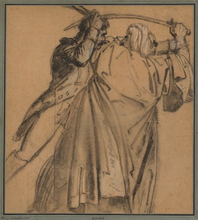 Due Arabi, per La Rivolta del Cairo da Anne Louis Girodet de Roucy Trioson