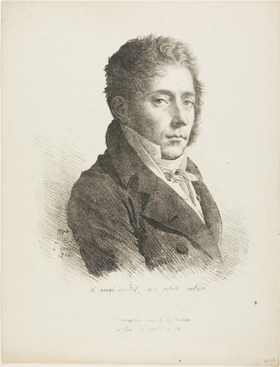 Ritratto di Coupin de la Couperie da Anne Louis Girodet de Roussy Trioson