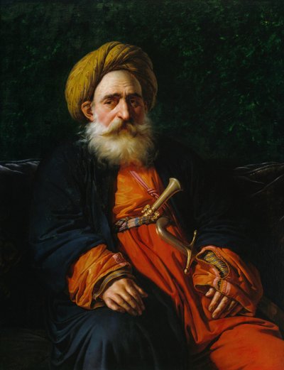 Ritratto del Katchef Dahouth, Mamelucco Cristiano da Anne Louis Girodet de Roussy Trioson