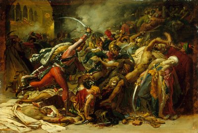 Bozzetto per La rivolta del Cairo da Anne Louis Girodet de Roussy Trioson
