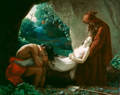 Sepoltura di Atala da Anne Louis after Girodet de Roucy Trioson