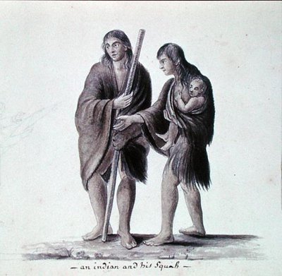 Un indiano e la sua squaw da Anne Marguerite Hyde de Neuville