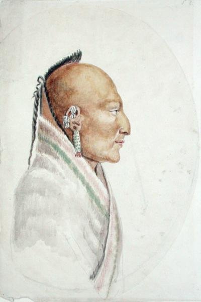 Cachasunghia, capo dei Piccoli Osage da Anne Marguerite Hyde de Neuville