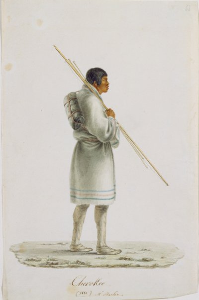 Cherokee, 1820 da Anne Marguerite Hyde de Neuville