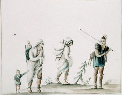 Famiglia indiana, c.1807 da Anne Marguerite Hyde de Neuville