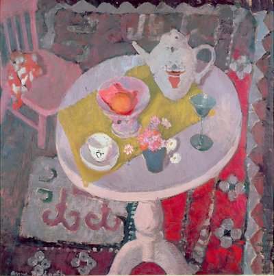 Tavolo rotondo con teiera cinese da Anne Redpath