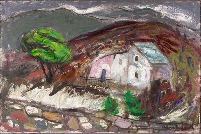 La valle di San Martino di Lota, Corsica, c.1950-60 da Anne Redpath