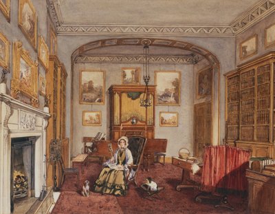 Il boudoir a Northwick Park, c.1830 da Anne Rushout